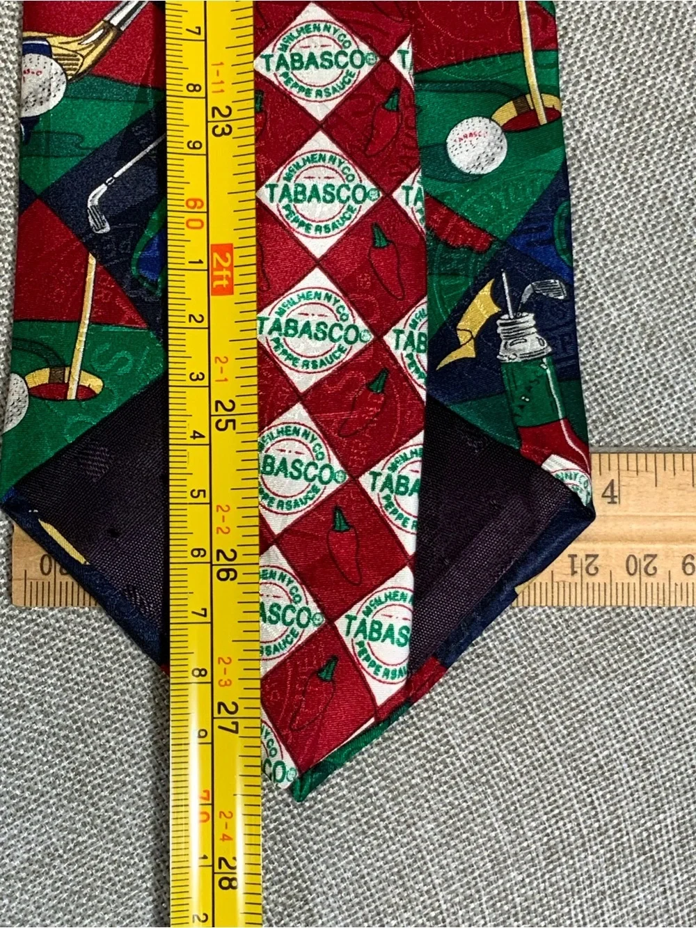 Official TABASCO golf necktie